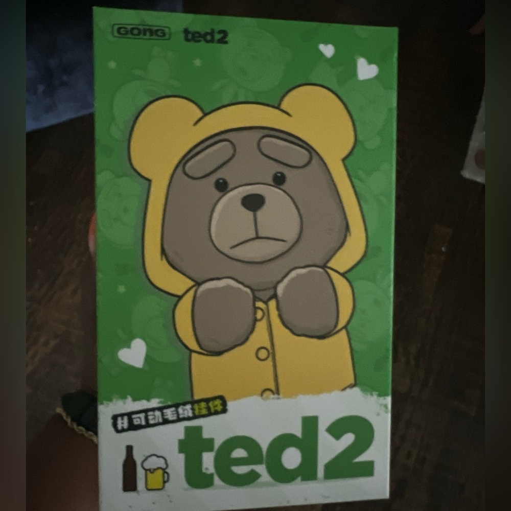 Ted2 Bear Toy in Yellow Hoodie